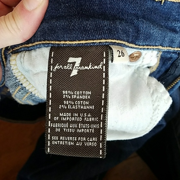 PRICE  ⬇️  7 for all mankind roxanne. Size 26 - Picture 4 of 8